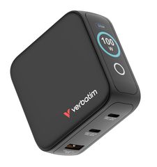 Verbatim - Mini GaN Charger 3-port 100W with Display / Electronics