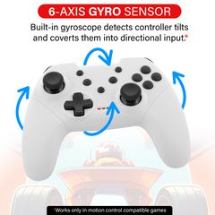Nyko Mini Wireless Core Controller - White For Switch / Nintendo Switch-thumb-2