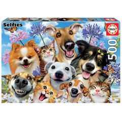 Educa - 500 pcs - Selfie Fun In The Sun Puzzle (017983) / Toys
