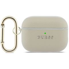 Guess Grained Classic Logo Hook case for AirPods Pro 3 - gold