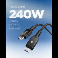 Spigen Essential EB24015CC USB-C / USB-C 240W 150cm Cable - Black-thumb-2