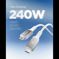 Spigen Essential EB24015CC USB-C / USB-C 240W Cable 150cm - White-thumb-2
