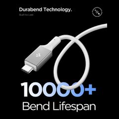 Spigen Essential EB10015CC USB-C / USB-C 100W 150cm Cable - White-thumb-3