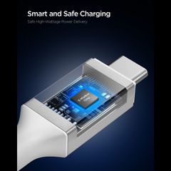 Spigen Essential EB10015CC USB-C / USB-C 100W 150cm Cable - White-thumb-4