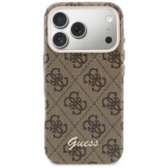 Guess 4G Script MagSafe Case for iPhone 17 Pro - Brown-thumb-2