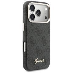 Guess 4G Script MagSafe case for iPhone 17 Pro - black-thumb-3