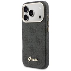 Guess 4G Script MagSafe case for iPhone 17 Pro - black-thumb-1