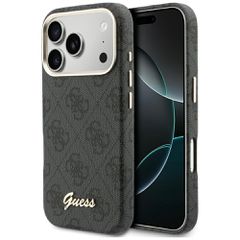 Guess 4G Script MagSafe case for iPhone 17 Pro - black-thumb-0