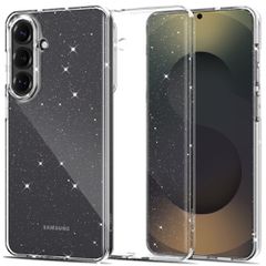 Tech-Protect FlexAir Case for Samsung Galaxy S26+ - Clear and Glitter