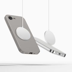 Tech-Protect Silicone MagSafe Case for iPhone 16E / 17E - Gray-thumb-1