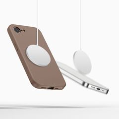 Tech-Protect Silicone MagSafe Case for iPhone 16E / 17E - Brown-thumb-2