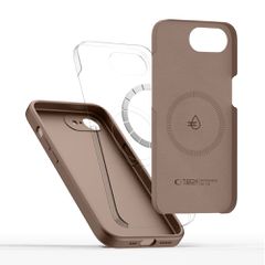 Tech-Protect Silicone MagSafe Case for iPhone 16E / 17E - Brown-thumb-3
