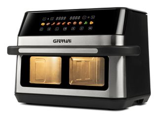 G3 Ferrari G10223 fryer Double 12 L Stand-alone 2200 W Hot air fryer Black, Stainless steel