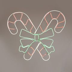 CANDY ΜΕ ΠΡΑΣΙΝΟ ΦΙΟΓΚΟ 70x60cm, 9,5m ΝΕΟΝ LED ΦΩΤΟΣΩΛΗΝΑ, ΠΡΑΣΙΝΗ, ΚΟΚΚΙΝΗ & ΛΕΥΚΗ, ΜΟΝΟΚΑΝΑΛΗ, ΠΡΟΕΚΤΑΣΗ ΠΑΡΟΧΗΣ 5m, IP44