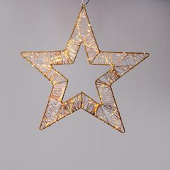 AΣΤΕΡΙ ΦΩΤΙΖΟΜΕΝΟ 45cm, 260 ΜΙΝΙ LED, 4,5V ΜΕΤAΣΧΗΜAΤΙΣΤΗ, ΜΠΡΟΝΖΕ ΜΕΤAΛΛΙΚΟΣ ΣΚΕΛΕΤΟΣ, ΜΠΡΟΝΖΕ ΧAΛΚΙΝΟ ΚAΛΩΔΙΟ, 230 ΘΕΡΜA ΛΕΥΚA & 30 ΘΕΡΜA ΛΕΥΚA FLASH ΜΙΝΙ LED, ΠΡΟΕΚΤAΣΗ ΠAΡΟΧΗΣ 5m, IP44