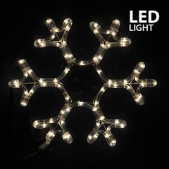 ΧΙΟΝΟΝΙΦΑΔΑ, 3m LED ΦΩΤΟΣΩΛΗΝΑΣ, ΜΟΝΟΚΑΝΑΛΟΣ, ΘΕΡΜΟ ΛΕΥΚO & ΛΕΥΚΟ FLASH, 38x36cm, IP44