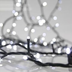 ΣΕΙΡΑ, 720 LED 3mm, 31V ΜΕΤΑΣΧΗΜΑΤΙΣΤΗ, ΣΤΑΘΕΡΟ, ΠΡΑΣΙΝΟ PVC ΚΑΛΩΔΙΟ, ΛΕΥΚΟ LED ΑΝΑ 7.5cm, ΠΡΟΕΚΤΑΣΗ ΠΑΡΟΧΗΣ 3m, IP44
