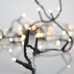 ΚΟΥΡΤΙΝΑ, 150 LED 3mm, 31V ΜΕΤΑΣΧΗΜΑΤΙΣΤΗ, 8 ΠΡΟΓΡΑΜΜΑΤΑ & ΜΝΗΜΗ, ΠΡΑΣΙΝΟ PVC ΚΑΛΩΔΙΟ, ΘΕΡΜΟ ΛΕΥΚΟ LED (H100 x W300cm, 15 ΣΕΙΡΕΣ x 10 LED), ΠΡΟΕΚΤΑΣΗ ΠΑΡΟΧΗΣ 5m, IP44