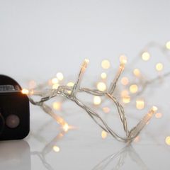 ΣΕΙΡΑ, 700 LED 3mm, 31V ΜΕΤΑΣΧΗΜΑΤΙΣΤΗ, 8 ΠΡΟΓΡΑΜΜΑΤΑ & ΜΝΗΜΗ, ΔΙΑΦΑΝΟ PVC ΚΑΛΩΔΙΟ, ΘΕΡΜΟ ΛΕΥΚΟ LED ΑΝΑ 5cm, ΠΡΟΕΚΤΑΣΗ ΠΑΡΟΧΗΣ 3m, ΙΡ44