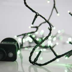ΣΕΙΡΑ, 100 LED 3mm, 31V ΜΕΤΑΣΧΗΜΑΤΙΣΤΗ, 8 ΠΡΟΓΡΑΜΜΑΤΑ & ΜΝΗΜΗ, ΠΡΑΣΙΝΟ PVC ΚΑΛΩΔΙΟ, ΠΡΑΣΙΝΟ LED ΑΝΑ 5cm, ΠΡΟΕΚΤΑΣΗ ΠΑΡΟΧΗΣ 3m, ΙΡ44