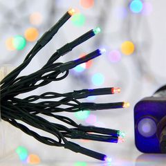 ΣΕΙΡΑ, 240 LED 3mm, 31V ΜΕΤΑΣΧΗΜΑΤΙΣΤΗ, 8 ΠΡΟΓΡΑΜΜΑΤΑ & ΜΝΗΜΗ, ΠΡΑΣΙΝΟ PVC ΚΑΛΩΔΙΟ, ΧΡΩΜΑΤΙΣΤΟ LED ΑΝΑ 5cm, ΠΡΟΕΚΤΑΣΗ ΠΑΡΟΧΗΣ 3m, ΙΡ44