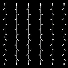 ΣΕΙΡΑ, DIY ΣΕΤ 6 ΤΜΧ, 30 LED, ΛΕΥΚΟ ΚΑΟΥΤΣΟΥΚ ΚΑΛΩΔΙΟ, 2 ΕΠΕΚΤΑΣΕΙΣ, ΘΕΡΜO ΛΕΥΚO LED ΑΝΑ 10cm, ΙΡ65