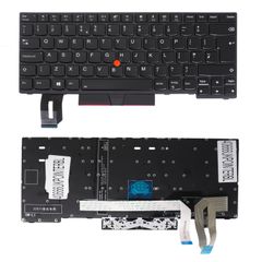 Πληκτρολόγιο - Laptop Keyboard για Lenovo Thinkpad E480 20KN 20KQ T490 20N2 20N3 E485 20KU E490 20N8 20N9 L480 20LS 20LT R480 01YP240 01YP320 01YP400 UK Pointer Backlight Black ( Κωδ.40666UKPOINTERBL