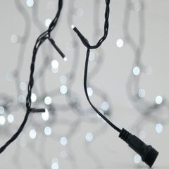 ΣΕΙΡΑ, 300 LED 3mm, 31V ΜΕΤΑΣΧΗΜΑΤΙΣΤΗ, 4 ΕΠΕΚΤΑΣΕΙΣ ΕΩΣ 3 ΣΕΤ, ΠΡΑΣΙΝΟ PVC ΚΑΛΩΔΙΟ, ΛΕΥΚΟ LED ΑΝΑ 5cm, ΠΡΟΕΚΤΑΣΗ ΠΑΡΟΧΗΣ 3m, ΙΡ44