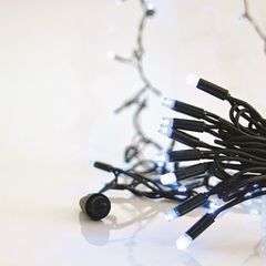 ΣΕΙΡΑ, 100 LED 5mm ΜΕ ΚΑΛΥΜΜΑ, 230V, 3 ΕΠΕΚΤΑΣΕΙΣ ΕΩΣ 9 ΣΕΤ, ΠΡΑΣΙΝΟ ΚΑΟΥΤΣΟΥΚ ΚΑΛΩΔΙΟ, 90 ΜΠΛΕ LED + 10 ΛΕΥΚΟ FLASH LED ANA 10cm, ΠΡΟΕΚΤΑΣΗ ΠΑΡΟΧΗΣ 1,5cm, ΙΡ65