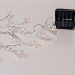 ΣΕΙΡΑ, 60 LED 5mm, ΠΛΑΣΤΙΚΑ ΑΣΤΕΡΙΑ, ΗΛΙΑΚΟ ΣΥΛΛΕΚΤΗ ΜΕ ΑΙΣΘΗΤΗΡΑ ΦΩΤΟΣ, 8 ΠΡΟΓΡΑΜΜΑΤΑ, ΔΙΑΦΑΝΟ PVC ΚΑΛΩΔΙΟ, ΘΕΡΜΟ ΛΕΥΚΟ LED ΑΝΑ 10cm, ΠΡΟΕΚΤΑΣΗ ΠΑΡΟΧΗΣ 60cm, IP20