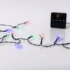 ΣΕΙΡΑ, 60 LED 5mm, ΠΛΑΣΤΙΚΑ ΑΣΤΕΡΙΑ, ΗΛΙΑΚΟ ΣΥΛΛΕΚΤΗ ΜΕ ΑΙΣΘΗΤΗΡΑ ΦΩΤΟΣ, 8 ΠΡΟΓΡΑΜΜΑΤΑ, ΠΡΑΣΙΝΟ PVC ΚΑΛΩΔΙΟ, ΧΡΩΜΑΤΙΣΤΟ LED ΑΝΑ 10cm, ΠΡΟΕΚΤΑΣΗ ΠΑΡΟΧΗΣ 60cm, IP20