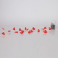ΣΕΙΡΑ, 20 MINI LED, ΣΑΚΙΑ ΜΕ ΧΙΟΝΟΝΙΦΑΔΕΣ, ΜΠΑΤΑΡΙΑΣ 3xAA, ΧΡΟΝΟΔΙΑΚΟΠΤΗ, ΑΣΗΜΙ ΧΑΛΚΙΝΟ ΚΑΛΩΔΙΟ, ΘΕΡΜΟ ΛΕΥΚΟ LED ΑΝΑ 10cm, ΠΡΟΕΚΤΑΣΗ ΠΑΡΟΧΗΣ 30cm, IP20