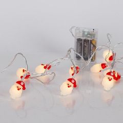 ΣΕΙΡΑ, 10 LED 5mm, ΑΓΙΟΣ ΒΑΣΙΛΗΣ, ΜΠΑΤΑΡΙΑΣ 3xAA, ΧΡΟΝΟΔΙΑΚΟΠΤΗ, ΔΙΑΦΑΝΟ PVC ΚΑΛΩΔΙΟ, ΘΕΡΜΟ ΛΕΥΚΟ LED ΑΝΑ 15cm, ΠΡΟΕΚΤΑΣΗ ΠΑΡΟΧΗΣ 30cm, IP20