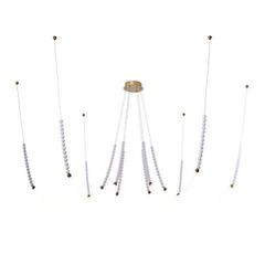ΦΩΤΙΣΤΙΚΟ ΚΡΕΜΑΣΤΟ LED 75W 4500Lm 3000K 1200XH1500mm ΛΕΥΚΟ-ΧΡΥΣΟ ARTE ILLUMINA PEARLETTE