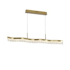 ΦΩΤΙΣΤΙΚΟ ΚΡΕΜΑΣΤΟ ΓΡΑΜΜΙΚΟ 24W 1440Lm 3000K 120X7XH150 ΧΡΥΣΟ ARTE ILLUMINA GLORY
