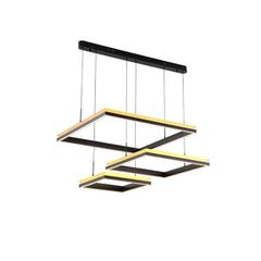 ΦΩΤΙΣΤΙΚΟ ΚΡΕΜΑΣΤΟ ΓΡΑΜΜΙΚΟ LED 135W 8100Lm 3000K 1060X1500mm ΜΑΥΡΟ-ΧΡΥΣΟ ARTE ILLUMINA SERENITY