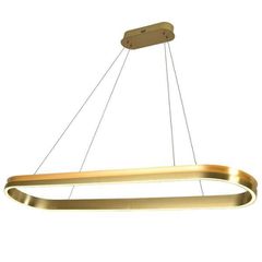ΦΩΤΙΣΤΙΚΟ ΚΡΕΜΑΣΤΟ ΓΡΑΜΜΙΚΟ LED 60W 3600Lm 3000K 1200X1500mm ΧΡΥΣΟ ARTE ILLUMINA SERENITY