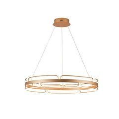 ΦΩΤΙΣΤΙΚΟ ΚΡΕΜΑΣΤΟ ΟΒΑΛ LED 65W 3900Lm 3000K Φ800X1500mm ΜΑΤ-ΧΡΥΣΟ ARTE ILLUMINA LUCEO