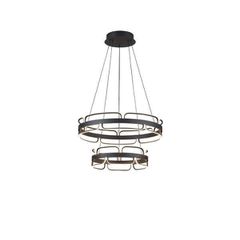 ΦΩΤΙΣΤΙΚΟ ΚΡΕΜΑΣΤΟ ΟΒΑΛ LED 85W 5100Lm 3000K Φ600X1500mm ΜΑΥΡΟ ARTE ILLUMINA LUCEO