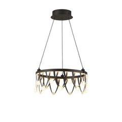 ΦΩΤΙΣΤΙΚΟ ΚΡΕΜΑΣΤΟ ΟΒΑΛ LED 30W 1800Lm 3000K Φ470X1500mm ΜΑΥΡΟ ARTE ILLUMINA LEVATE