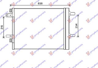 ΨΥΓΕΙΟ A/C ΒΕΝΖΙΝΗ - ΠΕΤΡΕΛΑΙΟ (525x415x16)