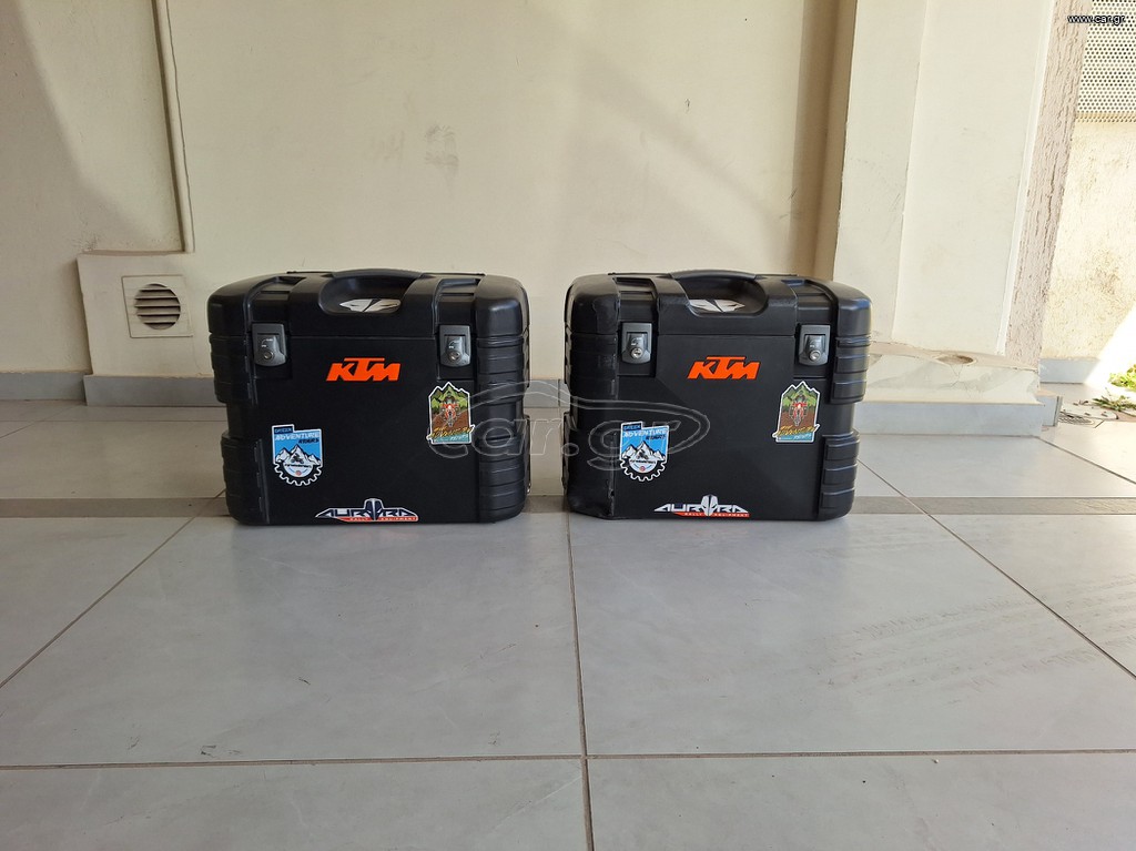 Γνήσιες Πλαϊνές Βαλίτσες Hepco & Becker (KTM PowerParts) + Κάγκελα για KTM 990 / 950 Adventure