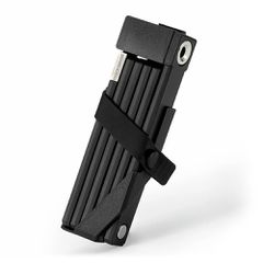 Rockbros 32140003001 foldable bicycle lock with key and handle, 88cm - black