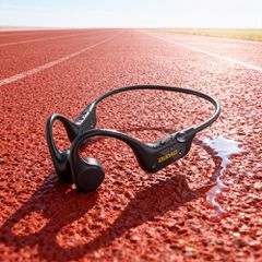 Dudao U22 Bluetooth 5.2 Bone Conduction Headphones with Headband - Black-thumb-3