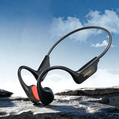 Dudao U22 Bluetooth 5.2 Bone Conduction Headphones with Headband - Black-thumb-1