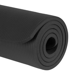 REBEL ACTIVE black gymnastic exercise mat-thumb-3
