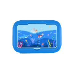 Estia Παιδικό Φαγητοδοχείο Με 3 Θήκες Save The Aegean 1400ml Ocean Play