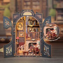 Book Nook Count Cat´s Study 17 x 12 cm-thumb-3