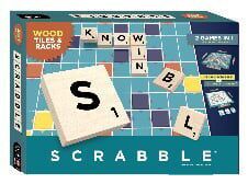 Mattel Games - Scrabble Wood Edition (DK) - 967-2606 / Toys