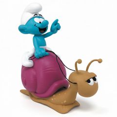 THE SMURFS - Smurf snake back - Money Box PVC 19cm